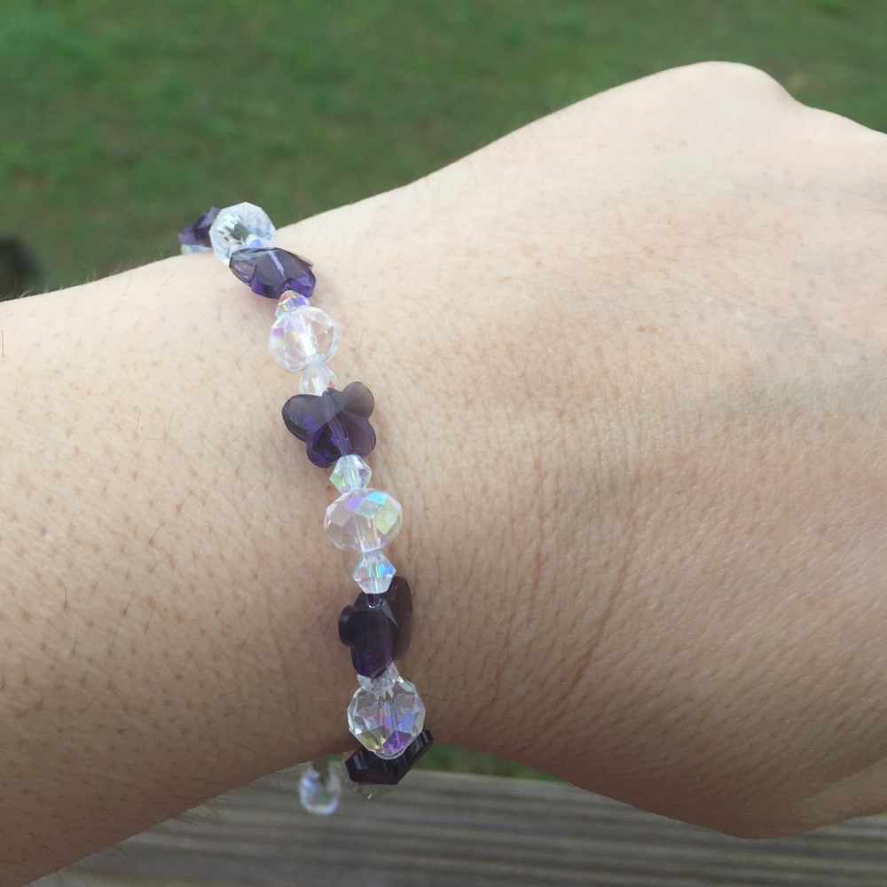SOLD💲Butterfly Crystal Bracelet Austrian Crystals - Picture 6 of 6